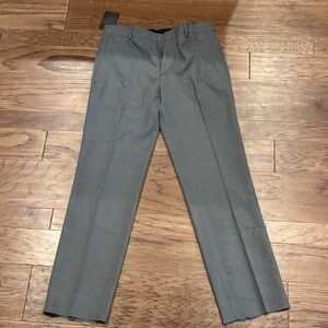 Haggar Classic Gray Dress Pants for Men
